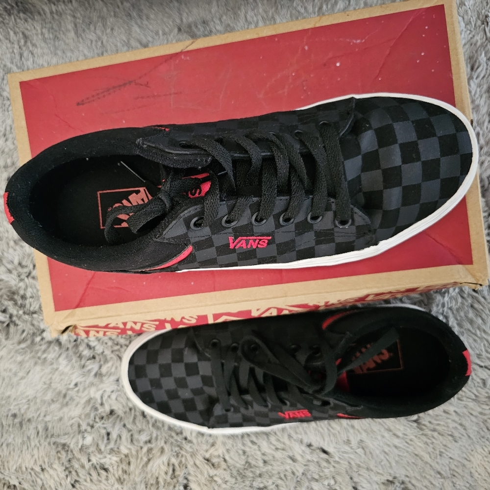 Vans Seldan Checkerboard Men's Skate Shoes Men's - 8.5 - Picture 3 of 6